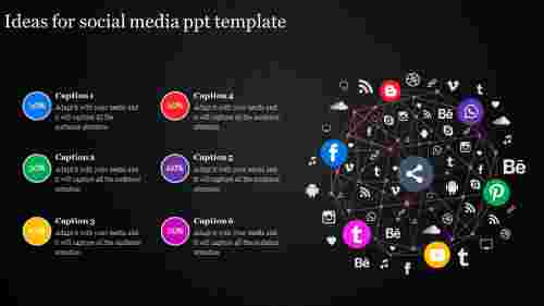social media ppt template-Ideas for social media ppt template